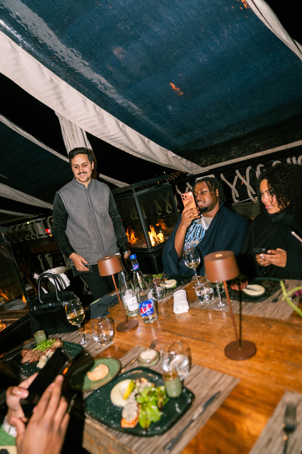 Fireside dinners with the network